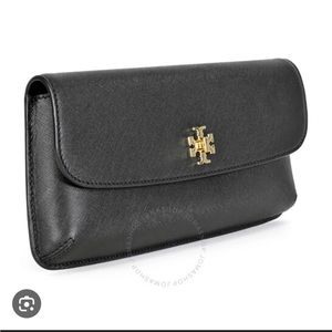 Tory Burch Diana Black Saffiano Leather Ladies Clutch
